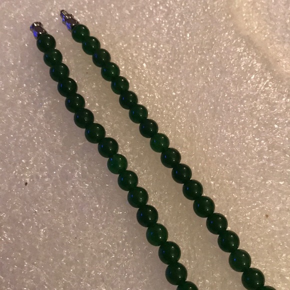 Vintage jade necklace - Picture 4 of 4